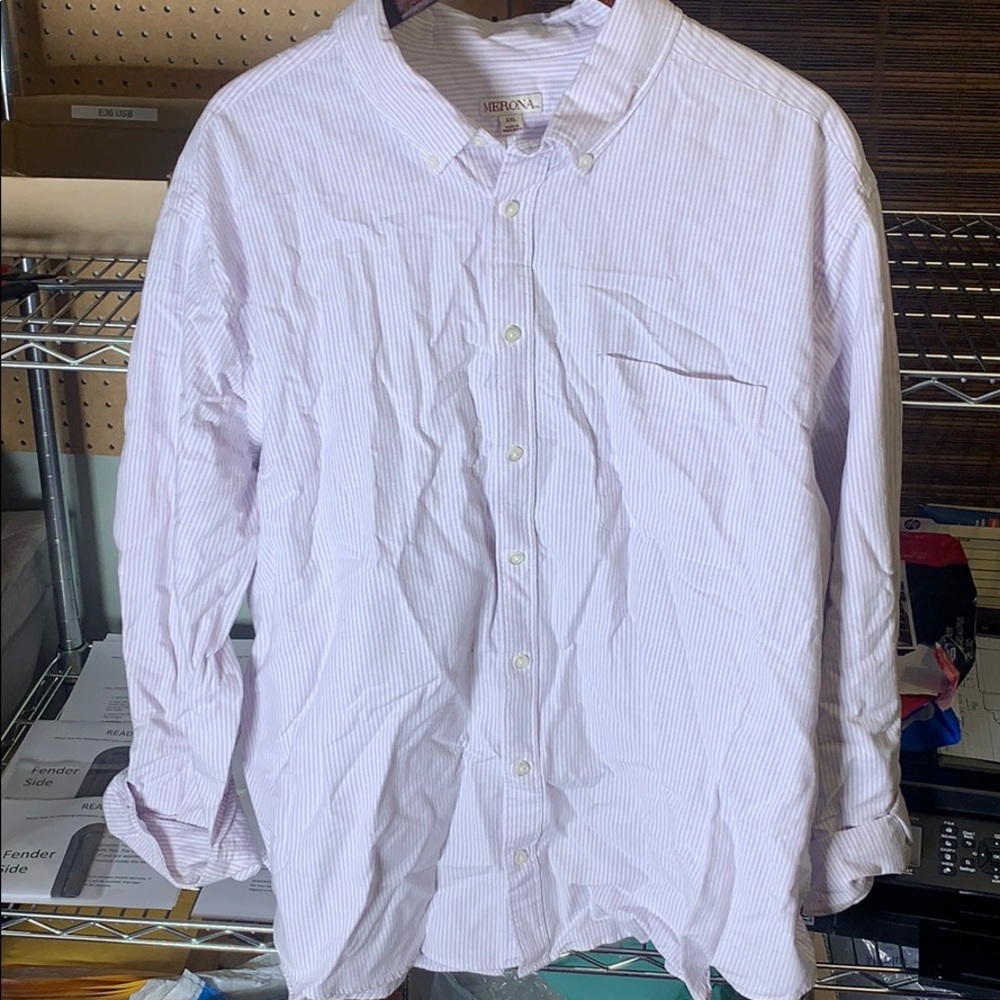 Light Violet XXL Button Down - DEAL